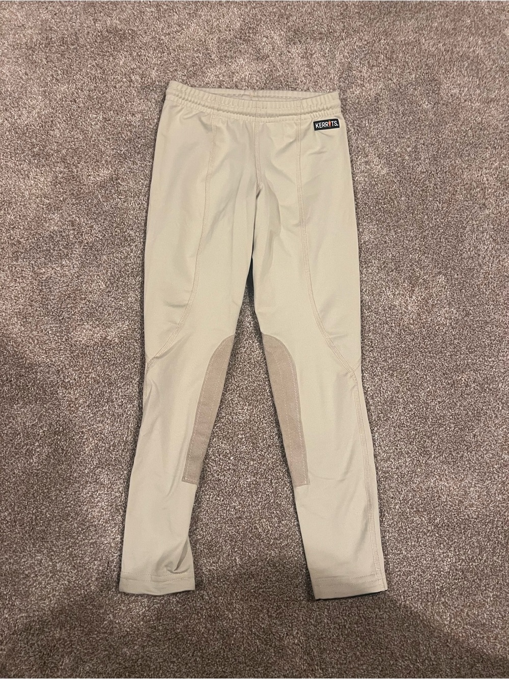 Kerrits Beige Drawstring Active Shorts